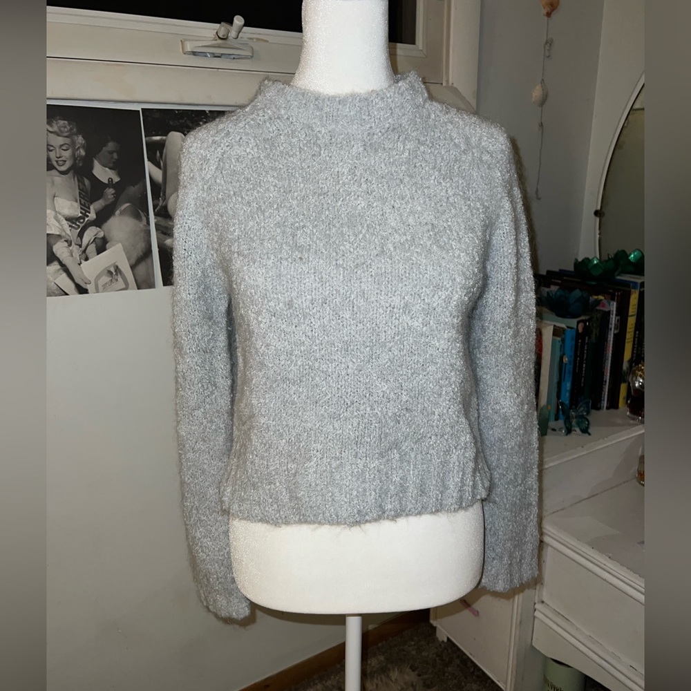 Express Silver Sweater 🤍